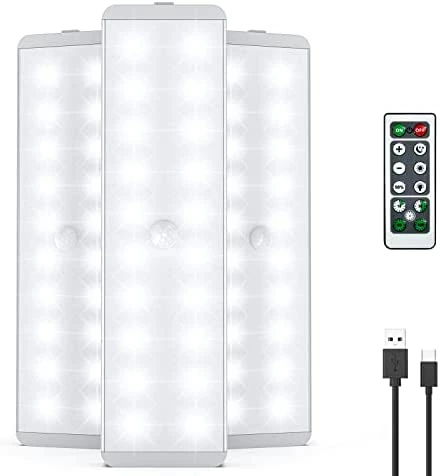 Promo π LED Closet Light, Newest 20LEDs Dimmer USB Rechargeable Motion Sensor Light Under Cabinet Lighting With Remote Control, Wireless Stick-Anywhere Night Safe Light Bar For Wardrobe,Kitchen-5 Pcs Silver π₯ 9 Promo π LED Closet Light, Newest 20LEDs Dimmer USB Rechargeable Motion Sensor Light Under Cabinet Lighting With Remote Control, Wireless Stick-Anywhere Night Safe Light Bar For Wardrobe,Kitchen-5 Pcs Silver π₯ - Image 7