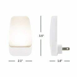 Outlet 👏 Home Electrical GE LED Night Light, Plug-in, Dusk To Dawn Sensor, Warm White, UL-Certified, Energy Efficient, Ideal Nightlight For Bedroom, Bathroom, Nursery, Hallway, Kitchen, 30966, Pack Of 2 😀 -Lighting & Ceiling Fans Shop 31ZcXyiAh9L