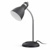 Flash Sale 👏 Metal Desk Lamp, Eye-Caring Table Lamp, Study Lamps With Flexible Goose Neck For Bedroom And Office (Sandy Black) 🎉 -Lighting & Ceiling Fans Shop 31aebwb3nqL