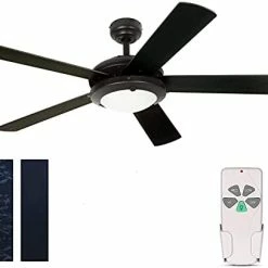 Top 10 ⌛ 52 Inch Modern Style Indoor Ceiling Fan With Dimmable Light Kit And Remote Control, Reversible Blades And Motor, ETL Listed 110V Ceiling Fans For Living Room, Bedroom, Basement, Kitchen, Matte Black 🎁 -Lighting & Ceiling Fans Shop 31auSYkfKES. AC