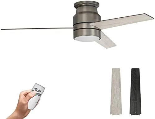 Outlet π Warmiplanet Flush Mount Ceiling Fan With Lights Remote Control, 52-Inch, Brushed Nickel (3-Blades) Black π 7 Outlet π Warmiplanet Flush Mount Ceiling Fan With Lights Remote Control, 52-Inch, Brushed Nickel (3-Blades) Black π - Image 5
