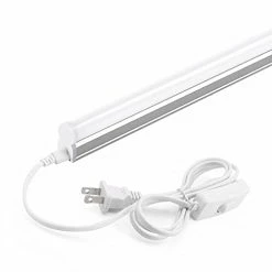 Buy ✔️ LED T5 Integrated Single Fixture, 4FT, 2200lm, 6500K (Super Bright White), 20W, Utility Shop Light, Ceiling And Under Cabinet Light, Grow Light With Built-in ON/Off Switch T8-5000k-40w ⌛