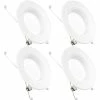 Promo 🧨 5/6 Inch LED Can Lights Retrofit Recessed Lighting, Baffle Trim, Dimmable, 3000K Warm White, 13W=75W, 965 LM, Damp Rated, Replacement Conversion Kit – UL Energy Star Listed 4 Pack ⌛ -Lighting & Ceiling Fans Shop 31f3vFbNdjL