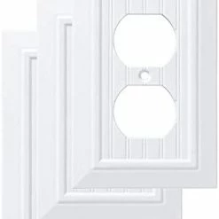 Best deal 😍 W35268-PW-C Classic Beadboard Double Switch Wall Plate/Switch Plate/Cover, Pure White 🎁 -Lighting & Ceiling Fans Shop 31fw2gS5oKL. AC