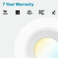 Best reviews of ❤️ 12 Pack 5/6 Inch LED Can Lights Retrofit Recessed Lighting, Selectable 2700K/3000K/3500K/4000K/5000K Dimmable, Baffle Trim, 13W=75W, 965 LM, Replacement Conversion Kit, UL Energy Star 2700k Soft White 💯 -Lighting & Ceiling Fans Shop 31iJqtLNkLL