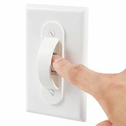 Promo 😀 's Mind Wall Switch Guards Plate Covers Child Safety Security Home Decor (2 Pack), White - Keeps Light ON Or Off Protects Your Lights Or Circuits From Accidentally Being Turned On Or Off ✨ -Lighting & Ceiling Fans Shop 31ierMPpX5L