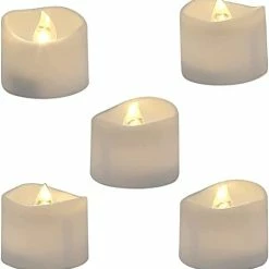 Top 10 🔥 Flameless Tea Lights Candles, Last 5days Longer Battery Operated LED Votive Candles, 12 Pcs Flickering Tealights With Warm White Light For Wedding, Valentine's Day, 🎃 Halloween, 🎄 Christmas ⌛ -Lighting & Ceiling Fans Shop 31mXoJ9ACBL. AC