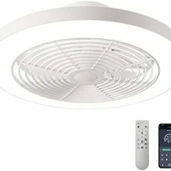 Outlet 😀 Low Profile Ceiling Fan - 19.7" Smart Bladeless Ceiling Fans With Light And Remote,3 Colors Dimmable LED 6 Speeds 8 Blades Enclose Ceiling Fans With Light For Adult Kids Living Room Bedroom Black ✨ 24 Outlet 😀 Low Profile Ceiling Fan - 19.7" Smart Bladeless Ceiling Fans With Light And Remote,3 Colors Dimmable LED 6 Speeds 8 Blades Enclose Ceiling Fans With Light For Adult Kids Living Room Bedroom Black ✨ -Lighting & Ceiling Fans Shop 31oguIB5rXL. AC