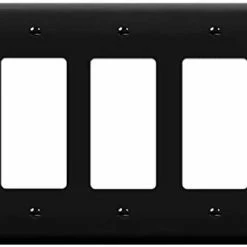 Brand new 💯 Decorator Light Switch Or Receptacle Outlet Wall Plate, Gloss Finish, Size 3-Gang 4.50" X 6.38", Polycarbonate Thermoplastic, 8833-W, White 😉 -Lighting & Ceiling Fans Shop 31qGnEg9NUL. AC