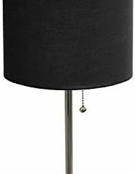 Best Sale ❤️ LT2024-NAV Stick Charging Outlet Table Lamp, Brushed Steel Base/Navy Shad ✔️ 23 Best Sale ❤️ LT2024-NAV Stick Charging Outlet Table Lamp, Brushed Steel Base/Navy Shad ✔️ -Lighting & Ceiling Fans Shop 31qb2yLD37L. AC