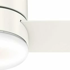 Top 10 🔥 44" LED Kit 59452 Low Profile 44 Inch Ultra Quiet Minimus Ceiling Fan And Energy Efficient Light With Remote Control, Fresh White Finish ⌛ -Lighting & Ceiling Fans Shop 31rtmx07RlL