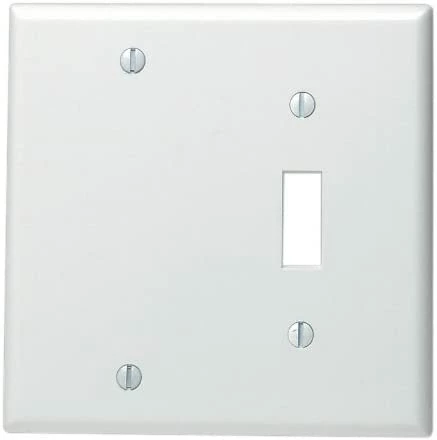 Discount ๐งจ 88006 2-Gang 1-Toggle 1-Blank Device Combination Wallplate, Standard Size, Thermoset, Box Mount, Wh ๐ฅ 4 Discount ๐งจ 88006 2-Gang 1-Toggle 1-Blank Device Combination Wallplate, Standard Size, Thermoset, Box Mount, Wh ๐ฅ - Image 2