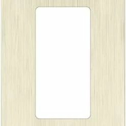 Wholesale 🤩 Elite Series Screwless Decorator Wall Plate Child Safe Outlet Cover, Gloss Finish, Size 1-Gang 4.68" H X 2.93" L, Unbreakable Polycarbonate Thermoplastic, SI8831-BGD, Brushed Gold ❤️ -Lighting & Ceiling Fans Shop 31t7G77jXgL. AC