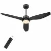 Flash Sale 🎉 52 Inch Indoor/Outdoor Modern Ceiling Fan With Lights And Remote Control, Reversible Blades, For Living Room, Bedroom, Bathroom, Matte Black, 52-YJ359-B 😉 2 Flash Sale 🎉 52 Inch Indoor/Outdoor Modern Ceiling Fan With Lights And Remote Control, Reversible Blades, For Living Room, Bedroom, Bathroom, Matte Black, 52-YJ359-B 😉 -Lighting & Ceiling Fans Shop 31y4wadhQIS