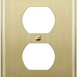 Budget โค๏ธ Duplex Receptacle Metal Wall Plate, Stainless Steel Outlet Cover, Corrosion Resistant, Size 1-Gang 4.50" X 2.76", UL Listed, 7721, 430, Silver, Standard ๐ฏ 26 Budget โค๏ธ Duplex Receptacle Metal Wall Plate, Stainless Steel Outlet Cover, Corrosion Resistant, Size 1-Gang 4.50" X 2.76", UL Listed, 7721, 430, Silver, Standard ๐ฏ -Lighting & Ceiling Fans Shop 31yYNX0AGJL. AC