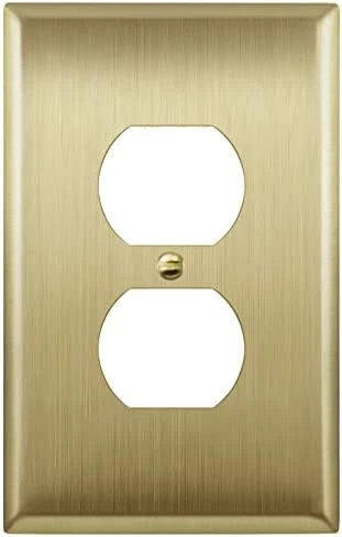 Budget โค๏ธ Duplex Receptacle Metal Wall Plate, Stainless Steel Outlet Cover, Corrosion Resistant, Size 1-Gang 4.50" X 2.76", UL Listed, 7721, 430, Silver, Standard ๐ฏ 12 Budget โค๏ธ Duplex Receptacle Metal Wall Plate, Stainless Steel Outlet Cover, Corrosion Resistant, Size 1-Gang 4.50" X 2.76", UL Listed, 7721, 430, Silver, Standard ๐ฏ - Image 10