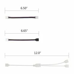 Best Sale ๐ LED Strip Connector Kit For 5050 10mm 4Pin,Includes 8 Types Of Solderless LED Strip Accessories,Provides Most Parts For DIY ๐ 13 Best Sale ๐ LED Strip Connector Kit For 5050 10mm 4Pin,Includes 8 Types Of Solderless LED Strip Accessories,Provides Most Parts For DIY ๐ -Lighting & Ceiling Fans Shop 31yhnts3fQL