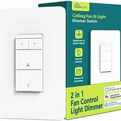 Wholesale β¨ Smart Ceiling Fan Control And Dimmer Light Switch, Neutral Wire Needed, 2.4Ghz Single Pole Wi-Fi Fan And Light Switch Combo, Works With Alexa, Google Home And SmartThings, Remote Control π₯° 11 Wholesale β¨ Smart Ceiling Fan Control And Dimmer Light Switch, Neutral Wire Needed, 2.4Ghz Single Pole Wi-Fi Fan And Light Switch Combo, Works With Alexa, Google Home And SmartThings, Remote Control π₯° -Lighting & Ceiling Fans Shop 41 A7JjlmwL. AC