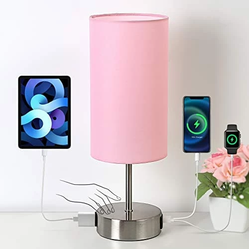 Cheapest 🔔 【Upgraded】 Bedside Lamp With USB A+C Charging Ports & AC Outlet - Yarra Decor Touch Control Table Lamp For Bedroom 3 Way Dimmable Nightstand Lamp With White Shade For Home Office, Dorm(Bulb Included) 🛒 10 Cheapest 🔔 【Upgraded】 Bedside Lamp With USB A+C Charging Ports & AC Outlet - Yarra Decor Touch Control Table Lamp For Bedroom 3 Way Dimmable Nightstand Lamp With White Shade For Home Office, Dorm(Bulb Included) 🛒 - Image 8
