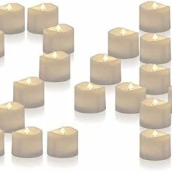 Top 10 🔥 Flameless Tea Lights Candles, Last 5days Longer Battery Operated LED Votive Candles, 12 Pcs Flickering Tealights With Warm White Light For Wedding, Valentine's Day, 🎃 Halloween, 🎄 Christmas ⌛ -Lighting & Ceiling Fans Shop 41 cjSRMx0L. AC