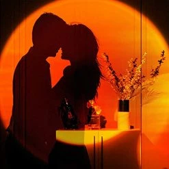 Buy 🥰 Sunset Lamp, Projector Sunset Light 10W LED Projection Night Light 180 Degree Rotation Romantic Rainbow Light USB Charging For Photography Party Home Living Room Bedroom Decor, Sunset Red… 🥰 -Lighting & Ceiling Fans Shop 4107QweFLOL