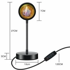 Brand new 🛒 Sunset Lamp Tiktok Lamp, FEEERMY 360degree Chill Vibe Sunset Projection Lamp, Dimmable LED Night Light Sunset Lamp Projector For Kids Bedroom/Office Room Ambiance Decor Sunset Red ❤️ 12 Brand new 🛒 Sunset Lamp Tiktok Lamp, FEEERMY 360degree Chill Vibe Sunset Projection Lamp, Dimmable LED Night Light Sunset Lamp Projector For Kids Bedroom/Office Room Ambiance Decor Sunset Red ❤️ -Lighting & Ceiling Fans Shop 411tq4Rgx6L