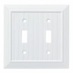 Best deal 😍 W35268-PW-C Classic Beadboard Double Switch Wall Plate/Switch Plate/Cover, Pure White 🎁