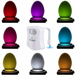 Top 10 ๐ฅ The Original Toilet Night Light Tech Gadget. Fun Bathroom Motion Sensor LED Lighting. Weird Novelty Funny ๐ Birthday Gag Stocking Stuffer Gifts Ideas For Him Her Guy Men Boy Toddler Mom Papa Brother ๐