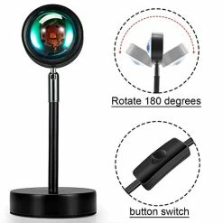 Brand new π Sunset Lamp Projection Rotation Rainbow Projection Lamp Led Romantic Visual Led Light Network Red Light With USB Modern Floor Stand Night Light Living Room Bedroom Decor (Sunset Red) β 11 Brand new π Sunset Lamp Projection Rotation Rainbow Projection Lamp Led Romantic Visual Led Light Network Red Light With USB Modern Floor Stand Night Light Living Room Bedroom Decor (Sunset Red) β -Lighting & Ceiling Fans Shop 412cvMrohVL