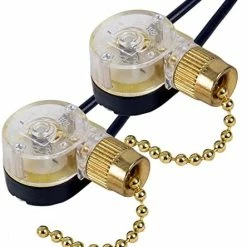 Cheap ⭐ Pull Chain Switch Zing Ear ZE-109 Ceiling Fan Switch Ceiling Fan Light Lamp Replacement 2 Pack Nickel 🎁 -Lighting & Ceiling Fans Shop 413T1TfbYzL. AC