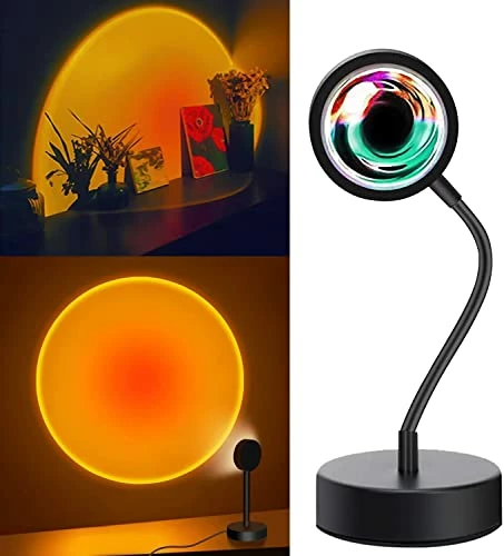 Brand new 🛒 Sunset Lamp Tiktok Lamp, FEEERMY 360degree Chill Vibe Sunset Projection Lamp, Dimmable LED Night Light Sunset Lamp Projector For Kids Bedroom/Office Room Ambiance Decor Sunset Red ❤️ 3 Brand new 🛒 Sunset Lamp Tiktok Lamp, FEEERMY 360degree Chill Vibe Sunset Projection Lamp, Dimmable LED Night Light Sunset Lamp Projector For Kids Bedroom/Office Room Ambiance Decor Sunset Red ❤️