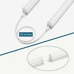 Buy ✔️ LED T5 Integrated Single Fixture, 4FT, 2200lm, 6500K (Super Bright White), 20W, Utility Shop Light, Ceiling And Under Cabinet Light, Grow Light With Built-in ON/Off Switch T8-5000k-40w ⌛ -Lighting & Ceiling Fans Shop 414PaYnTh6L