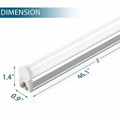 Buy ✔️ LED T5 Integrated Single Fixture, 4FT, 2200lm, 6500K (Super Bright White), 20W, Utility Shop Light, Ceiling And Under Cabinet Light, Grow Light With Built-in ON/Off Switch T8-5000k-40w ⌛ -Lighting & Ceiling Fans Shop 415ex2BlfeL