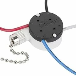 Promo 🧨 Ceiling Fan Switch Zing Ear ZE-208s E89885 3 Speed 4 Wire Pull Chain Switch Fan Light Switch Replacement Part With 4 Pre-Installed Wires(Bronze Chain) 🧨 -Lighting & Ceiling Fans Shop 416JahKfSJL. AC