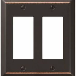 Flash Sale 🥰 Amerelle 163DDB Century Wallplate, 1 Duplex, Steel, Aged Bronze, 1-Pack 😉 -Lighting & Ceiling Fans Shop 417FyZg1mrL. AC