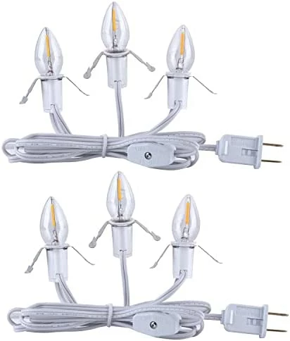 Flash Sale ๐ Accessory Cord With One LED Light Bulb - 6 Feet UL-Listed White Cord With On/Off Switch Plugs - Perfect For Holiday Decorations And Craft Projects, 2 Pack โ 12 Flash Sale ๐ Accessory Cord With One LED Light Bulb - 6 Feet UL-Listed White Cord With On/Off Switch Plugs - Perfect For Holiday Decorations And Craft Projects, 2 Pack โ - Image 10