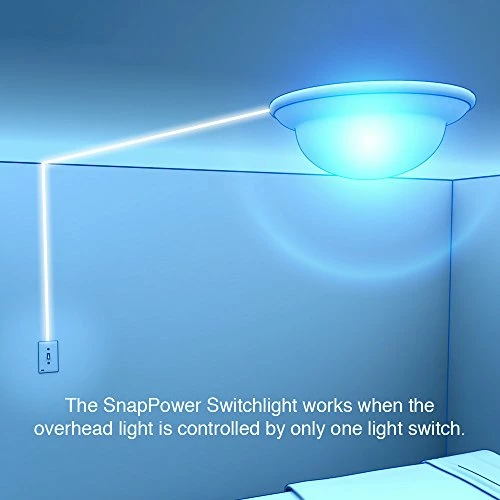 Cheapest 🎁 Ingle - SnapPower SwitchLight - LED Night Light - For Single-Pole Light Switches - Light Switch Plate With LED Night Lights - Adjust Brightness - Auto On/Off Sensor - (Toggle, White) 🛒 4 Cheapest 🎁 Ingle - SnapPower SwitchLight - LED Night Light - For Single-Pole Light Switches - Light Switch Plate With LED Night Lights - Adjust Brightness - Auto On/Off Sensor - (Toggle, White) 🛒 - Image 2