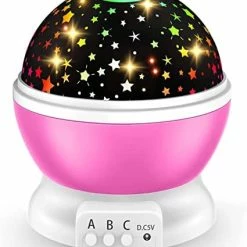 Discount 🌟 Kids Star Night Light Projector 360 Degree Rotating Moon Star Nightlight For 2-12 Year Old Baby 👧 Girls Gifts Night Lights For Nursery Children Room|Party|Birthday 🎁 Christmas Decor Toys (Pink) 🎁 -Lighting & Ceiling Fans Shop 419lmsFL7uL. AC