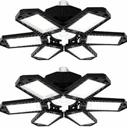 Best reviews of 🔥 LED Garage Light 2 Pack, 160W Garage Light LED Shop Light, Bright 16000LM LED Garage Ceiling Lights 6+1 Panel, 6500K Garage Lighting LED Light Bulb Fixture, LED Lights For Garage Basement, Work Light 🤩 -Lighting & Ceiling Fans Shop 41AgEeZc3bL. AC