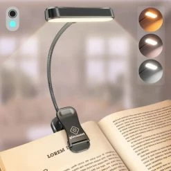 Cheap 🤩 Horizontal ET-Head Book Light For Reading In Bed, Eye Caring, CRI 95, 3 Colors & 5 Brightness, Rechargeable Long Lasting Reading Light, 1.4Oz Lightweight & Portable, Perfect For Book Lovers B 🧨 -Lighting & Ceiling Fans Shop 41BddtPP BL. AC