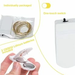 Wholesale ⌛ 12 Pack Fairy Lights Battery Operated, 6.6ft 20 LED Mini Waterproof Copper String Lights, Flexible Firefly Starry Moon Lights For Chrismas, Wedding Marson Jar, Warm White,Battery Included 😍 -Lighting & Ceiling Fans Shop 41CU6j0RCRS