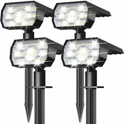 Discount ✔️ Solar Lights Outdoor Waterproof IP68, 56 LED 3 Lighting Modes Solar Powered Garden Pathway Spot Lights For Outdoor ❄ Christmas Decorations- 4 Pack (Cool White) 💯 -Lighting & Ceiling Fans Shop 41DQ5ZG2jL. AC