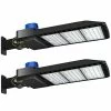 Hot Sale 👏 300W LED Parking Lot Lights Adjustable Arm Mount With Photocell 1000-1200W HID/HPS Replacement Waterproof IP65 36000LM 5000K Outdoor Commercial Area Street Lighting 😀
