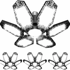 Buy 🔥 LED Garage Light, 120W Beyond Bright Deformable LED Garage Lights Ceiling Led Shop Lights With 6 Adjustable Panels, 12000LM 6500K E26 Garage Lighting For Garage, Basement, Barn, Workshop, 2 Pack 1. 2 Pack 120w 👍 -Lighting & Ceiling Fans Shop 41E8yPj uL. AC