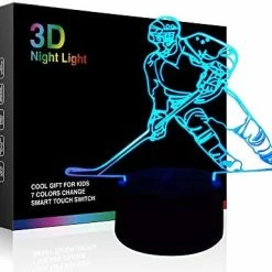Cheapest ๐ Hockey Player 3D Lamp Night Lights For Kids 7 LED Color Changing Touch Table Desk Lamps Lighting Cool Toys Gifts ๐ Birthday Xmas Decoration For Sports Hockey Fan ๐ 19 Cheapest ๐ Hockey Player 3D Lamp Night Lights For Kids 7 LED Color Changing Touch Table Desk Lamps Lighting Cool Toys Gifts ๐ Birthday Xmas Decoration For Sports Hockey Fan ๐ -Lighting & Ceiling Fans Shop 41EQqCO4fdL. AC