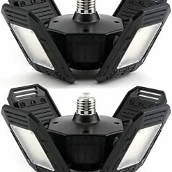 Best reviews of 😍 LED Garage Light - 6000 Lumen 6500K Daylight 60W, Three Leaf Led Garage Ceiling Lights ⭐ -Lighting & Ceiling Fans Shop 41EwOUtxQ9L. AC