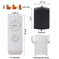 Outlet 😉 Ceiling Fan Remote Control Kit, Small Size Universal Ceiling Fans Light Remote, Speed, Light & Timing 3 In 1 Wireless Control, For Harbor Breeze Hunter Hampton Bay Lichler Ceiling Fans Remote 🔥 -Lighting & Ceiling Fans Shop 41FDKhLsQRL