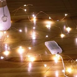 Best Sale 🤩 Fairy Lights Battery Operated, 1 Pack Mini 3*AAA Battery Powered Copper Wire Led Starry String Lights Firefly Lights For Bedroom, 🔔 Christmas, Parties, Decoration (5m/16ft Warm White) 😉 -Lighting & Ceiling Fans Shop 41HEpyZ43zL. AC