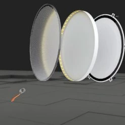 Best Sale 🧨 12 Pack 6 Inch 5CCT Ultra-Thin LED Recessed Ceiling Light With Junction Box, 2700K/3000K/3500K/4000K/5000K Selectable, 12W Eqv 110W, Dimmable Canless Wafer Downlight, 1050LM High Brightness -ETL 5000k/4000k/3000k - 3cct White ⭐ -Lighting & Ceiling Fans Shop 41IJfQ49KTL