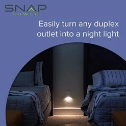 Top 10 ⭐ 2 Pack - SnapPower GuideLight 2 For Outlets [New Version - LED Light Bar] - Night Light - Electrical Outlet Wall Plate With LED Night Lights - Automatic On/Off Sensor - (Duplex, White) 😍 -Lighting & Ceiling Fans Shop 41IMtgR9DDL